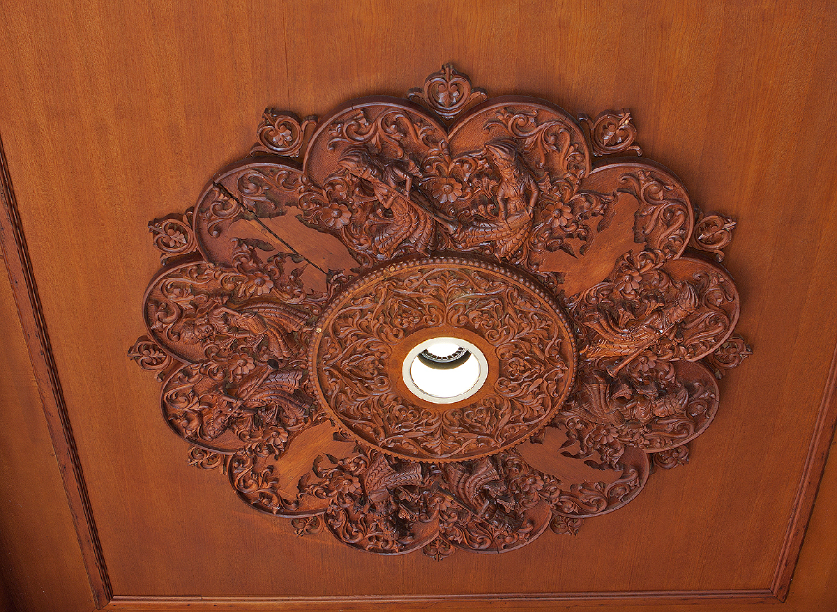 Ceiling detail, outside Haveli: