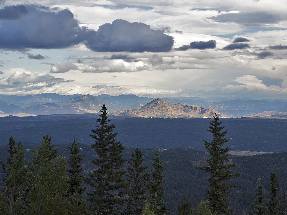 Looking west, foothills in the early morning light