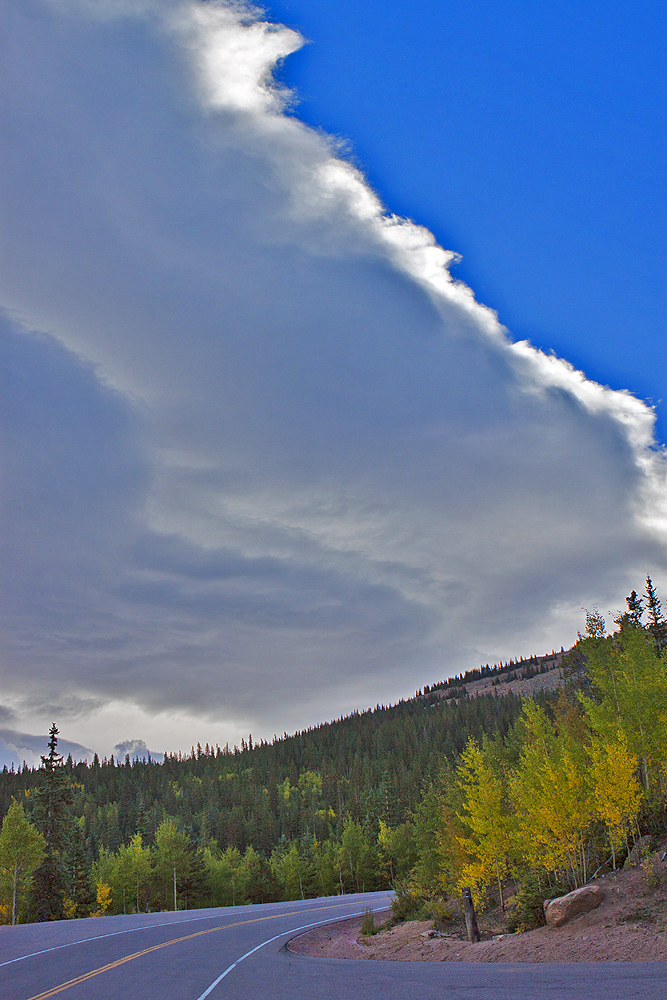 Front moving in, near base (8k ft)