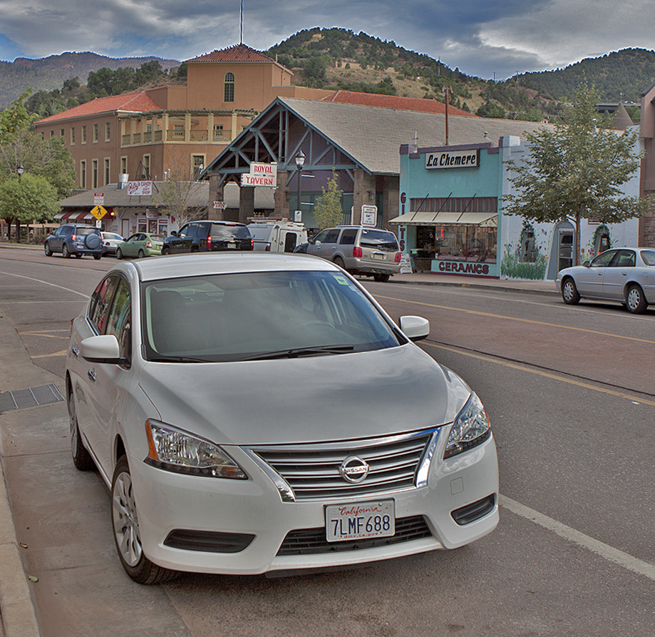 Our rental car