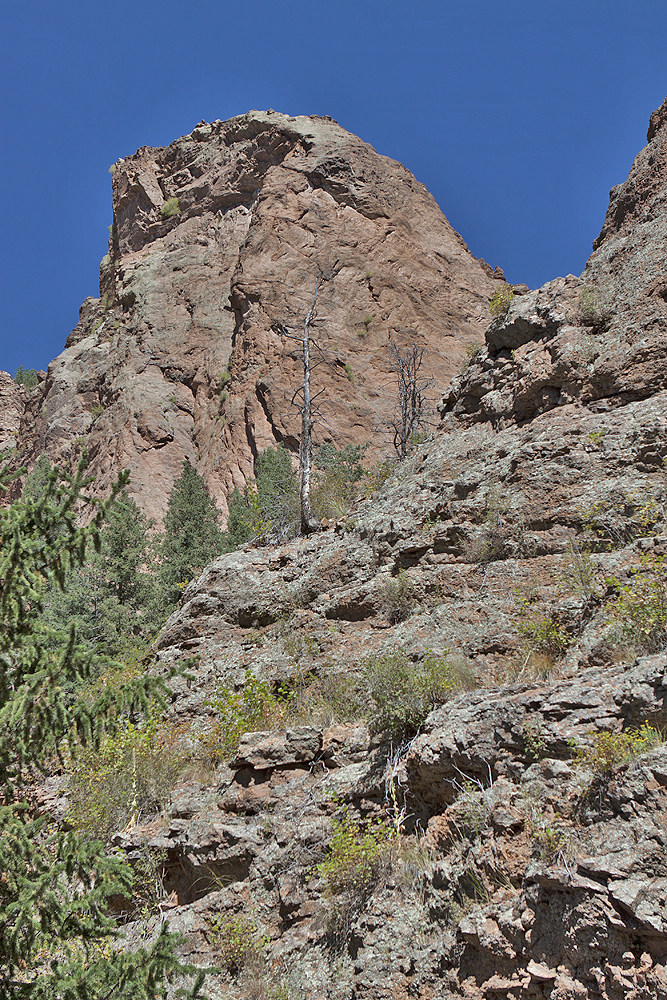 Box canyon; impressiive sides