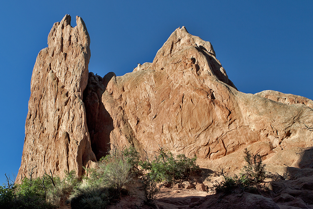 Rocks; eastern light