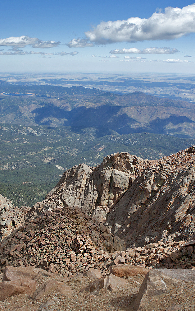 Foothills in the distance