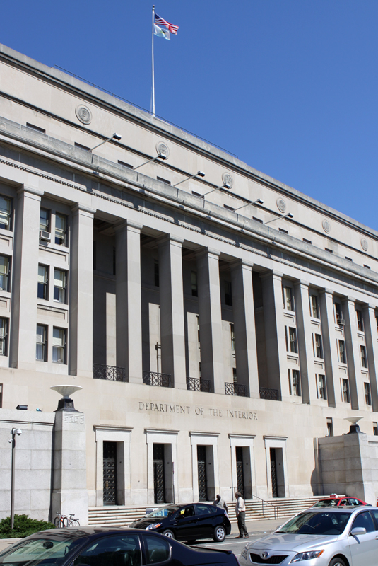 Department of the Interior facade