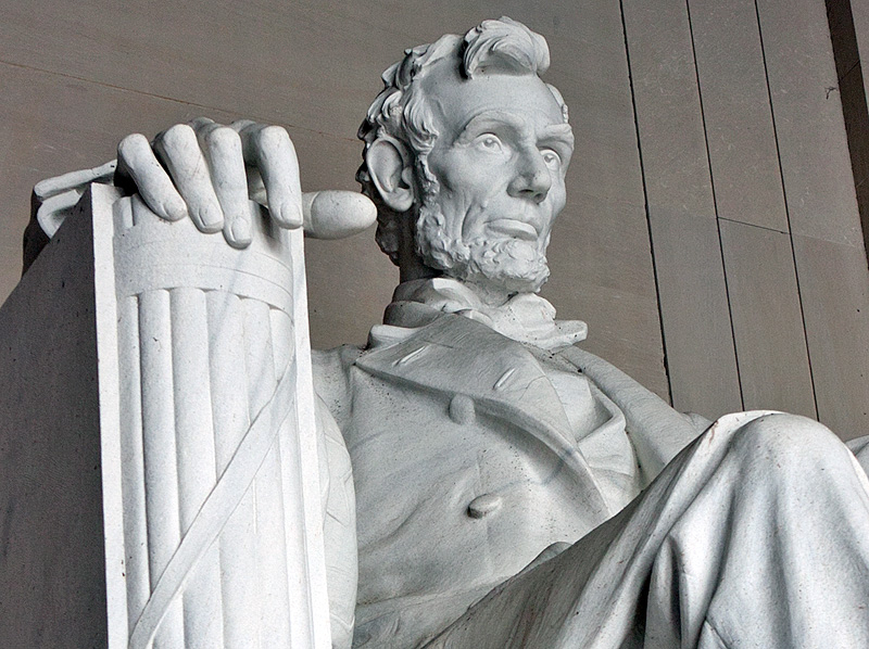 Lincoln Memorial - Lincoln detail