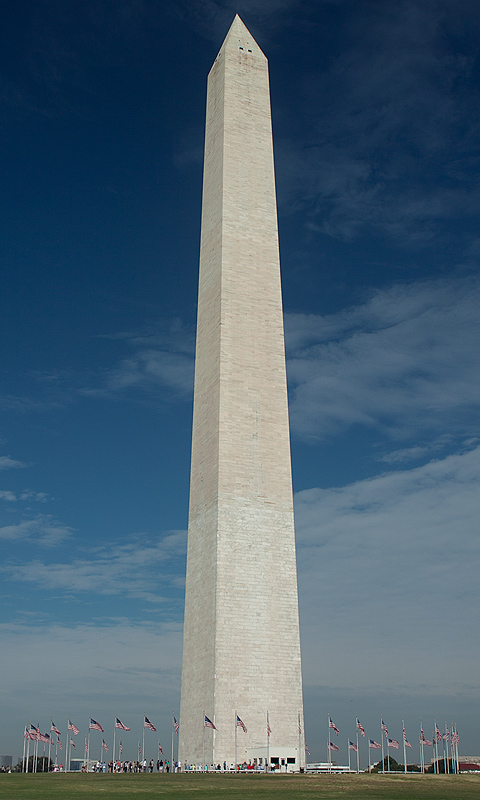 Washington Monument; looking east