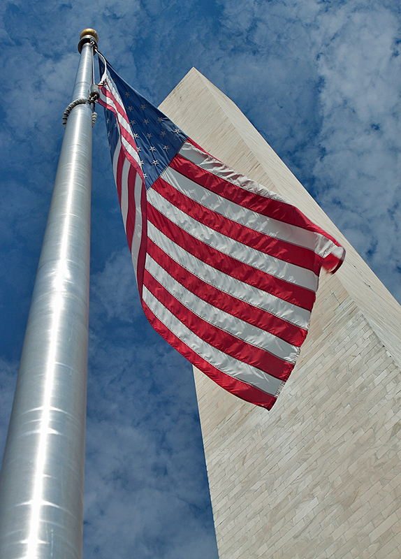 American Flag; Washington Monument