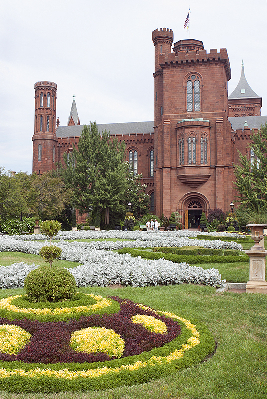 Smithsonian Castle, looking north