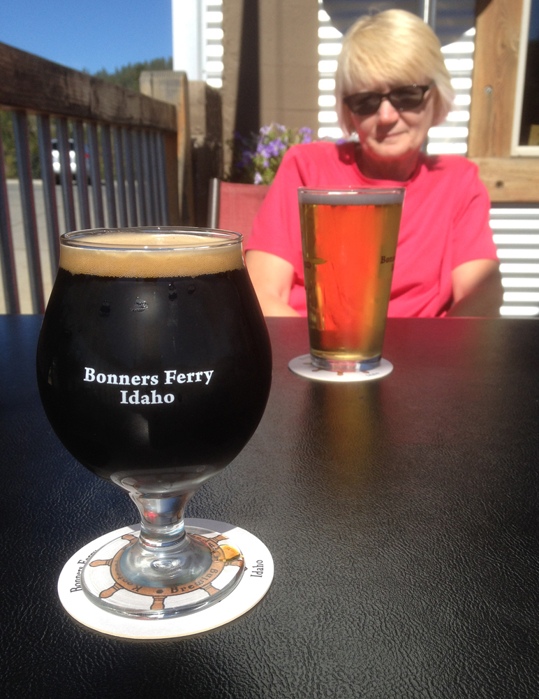 Vacation beers...Romy likes light, I like dark