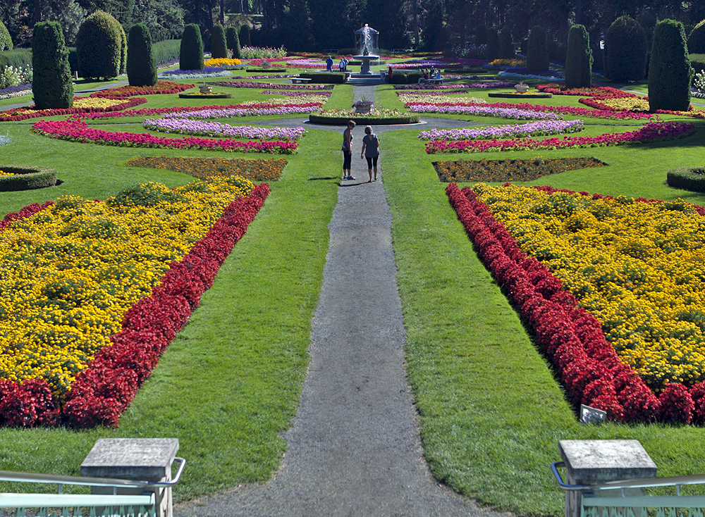 English garden, in Manito Park, Spokane, WA