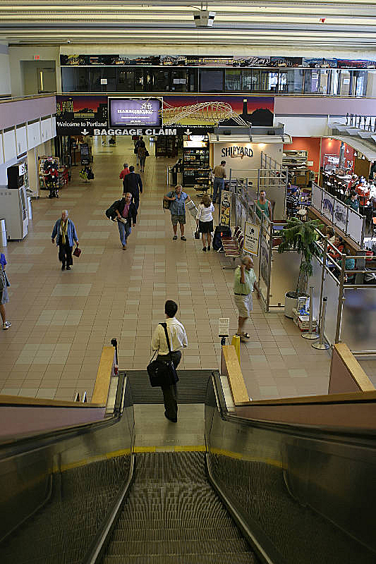 On the way to baggage claim; not much there...