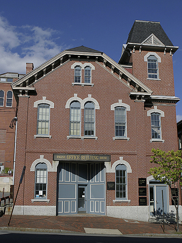Fire station turned office building