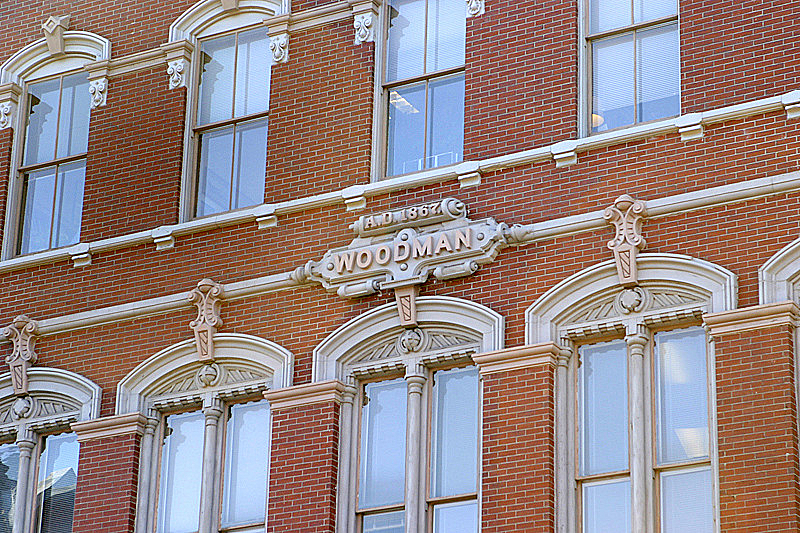 Woodman Building, 1867 - Middle Street
