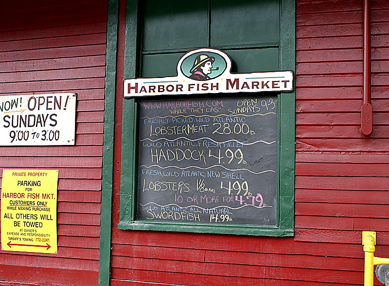 On pier off Commercial Street