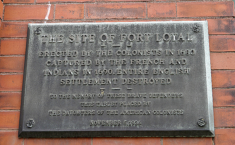 Grand Trunk Railway Portland Terminal was built on Fort Loyal land