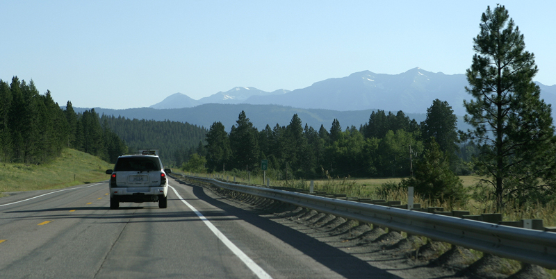 North out of Missoula, MT