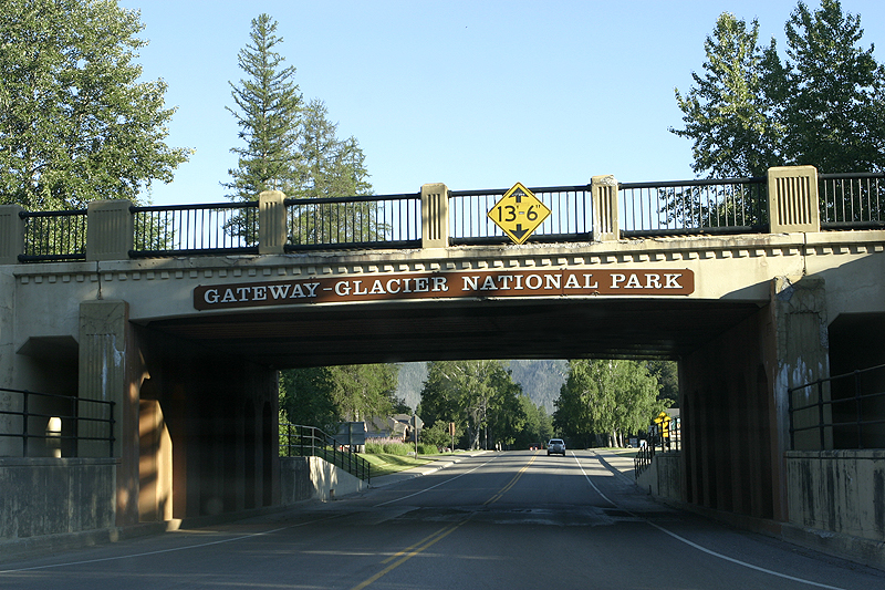 West Entrance to Glacier National Part, MT.
