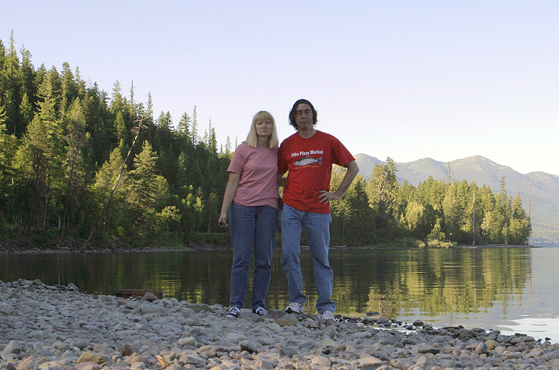 Lee and Romy, Lake McDonald
