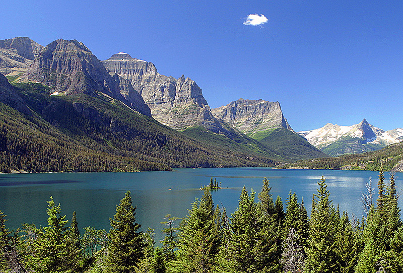 St. Mary Lake - Looking west