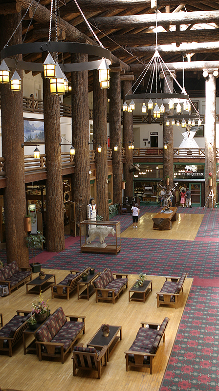 Great lodge, right outside Glacier National Park, MT