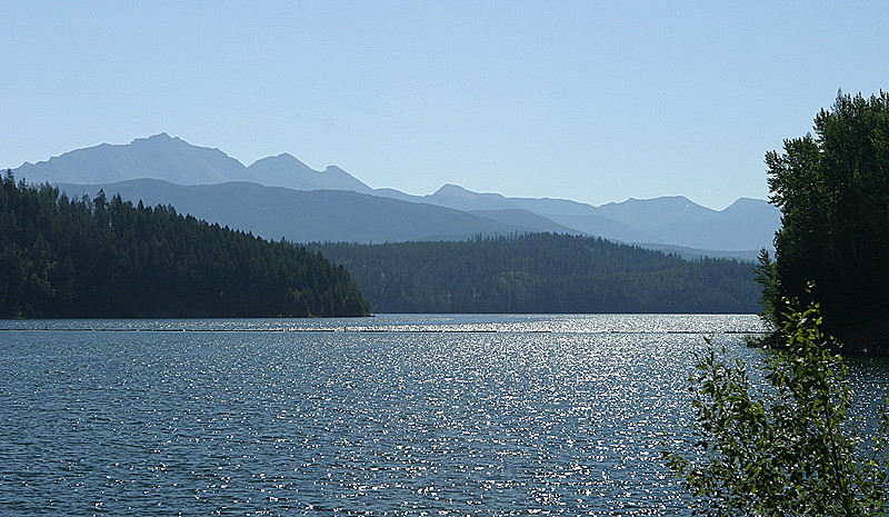 From Hungry Horse Dam, MT, looking north