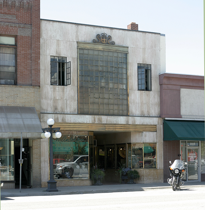 Weird mix of architectual styles in this Old West town