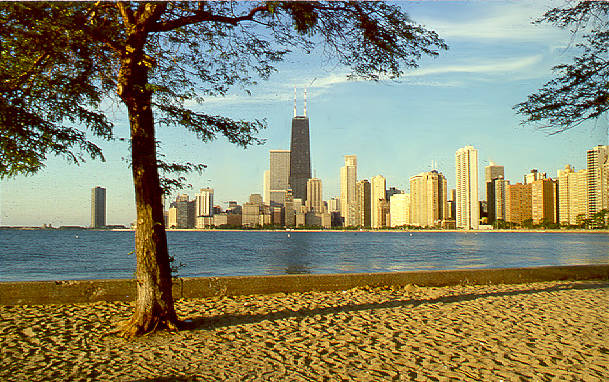 Skyline from North Avenue Beach, Chicago