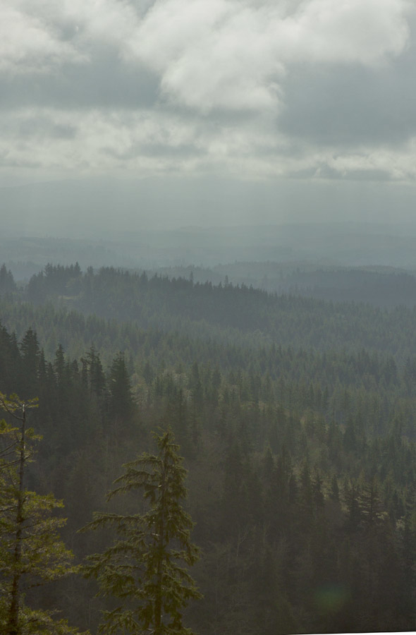 From the top of Astoria Column, Astoria, OR