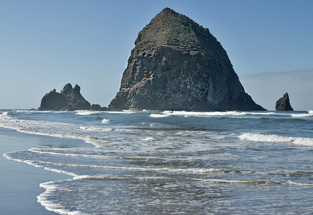 Haystack Rock and the Needles