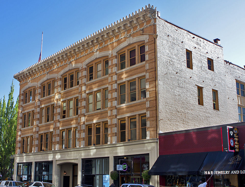 Jewelry district, as well. Old buildings, great architectural details