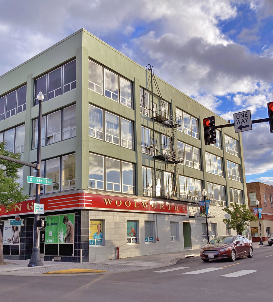 Just branding - the building is now multi-use offices