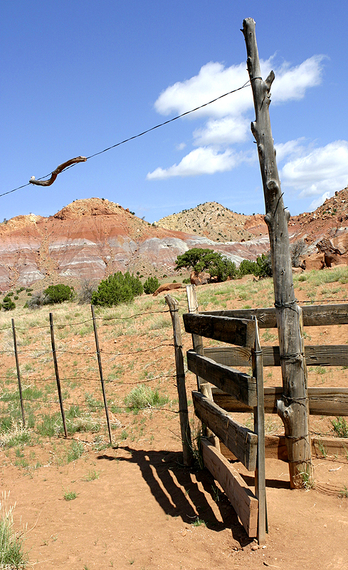Approaching Ghost Ranch, NM