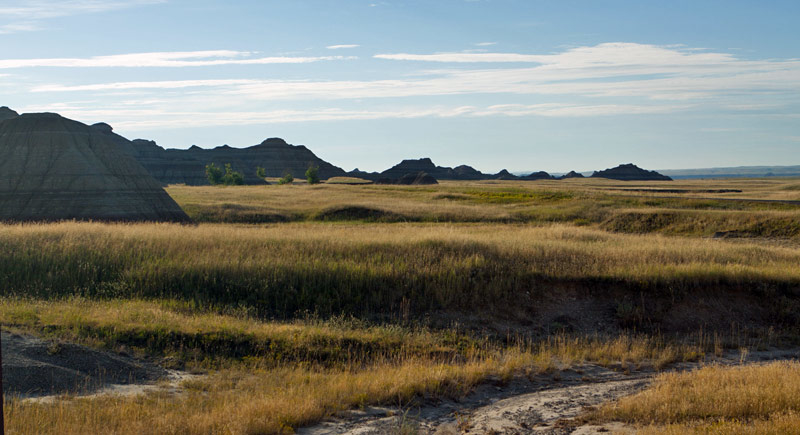 Mix of prairie and hills