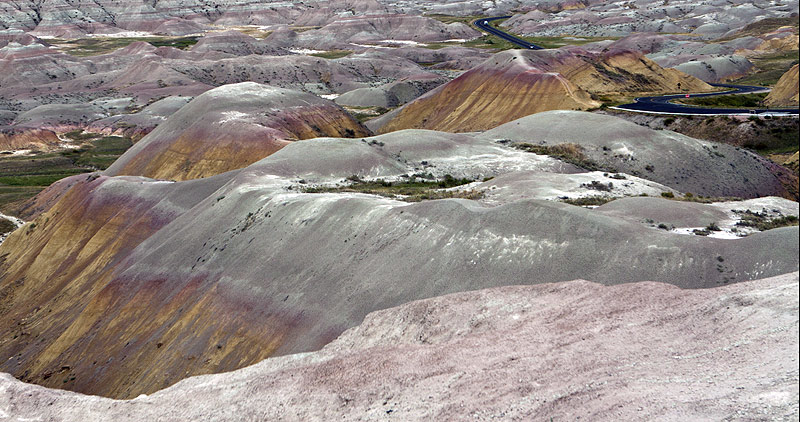 Wild colors...and gray rock. Wild. What melted??