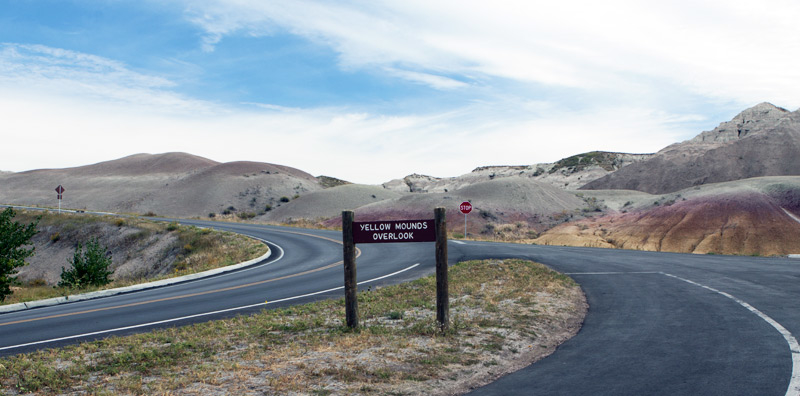 Yellow (and burgundy) Mounds