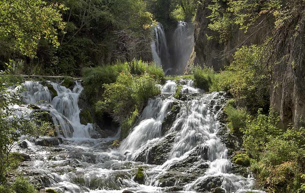 Upper and Lower Roughlock Falls