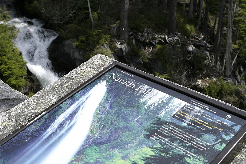 Just above the falls, Mount Rainier National Park, Washington