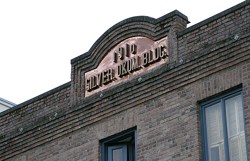 Cornice of Building, Pike Place Market, Seattle