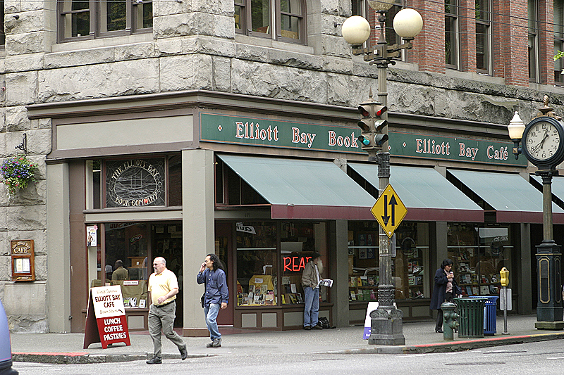 Pioneer Square, Seattle. Great bookstore (old location, moved 2010)