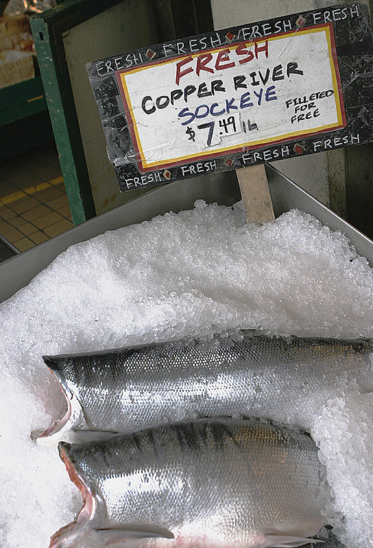Copper River Sockey Salmon - Pike Place Market, Seattle