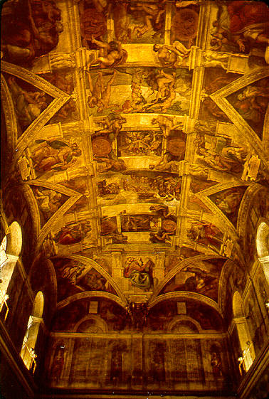 Portion of Sistene Chapel Ceiling, Vatican City
