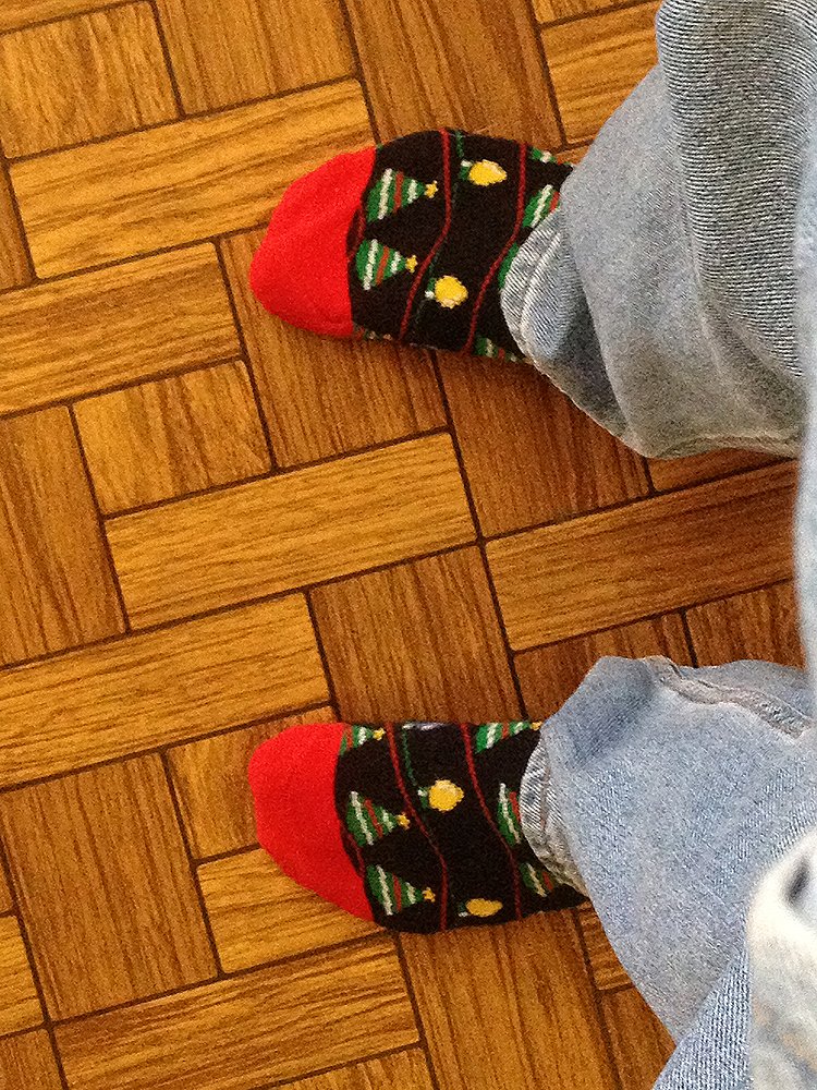 Rockin' the socks!