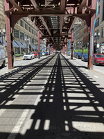 Under the EL Wabash and Washington