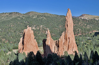 Cathedral Spires, looking W/SW