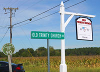 Road to Old Trinity Chruch
