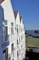 Looking west from our balcony up the Chesapeake