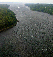 Penobscot River, looking east