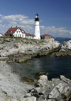 Portland Head Light - Morning looking north