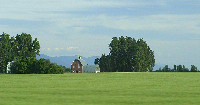 Farmland, Valley North of Bigfork, MT