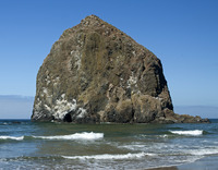 Haystack Rock from the South, noonish